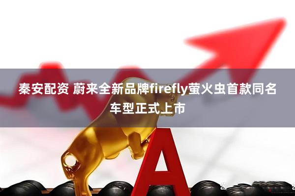 秦安配资 蔚来全新品牌firefly萤火虫首款同名车型正式上市