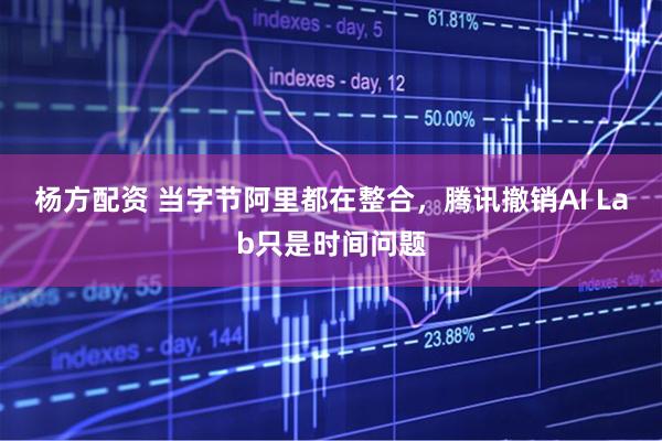 杨方配资 当字节阿里都在整合，腾讯撤销AI Lab只是时间问题